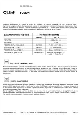 可丽芙Fusion织物系列