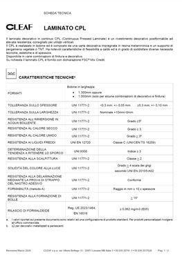 可丽芙CPL层压板